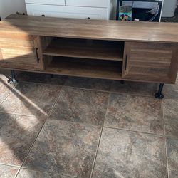 Rustic farm style tv stand