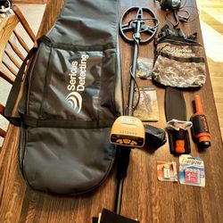 Garrett Ace 400 Metal Detector With ProPointer Digger, Headphones & Cases