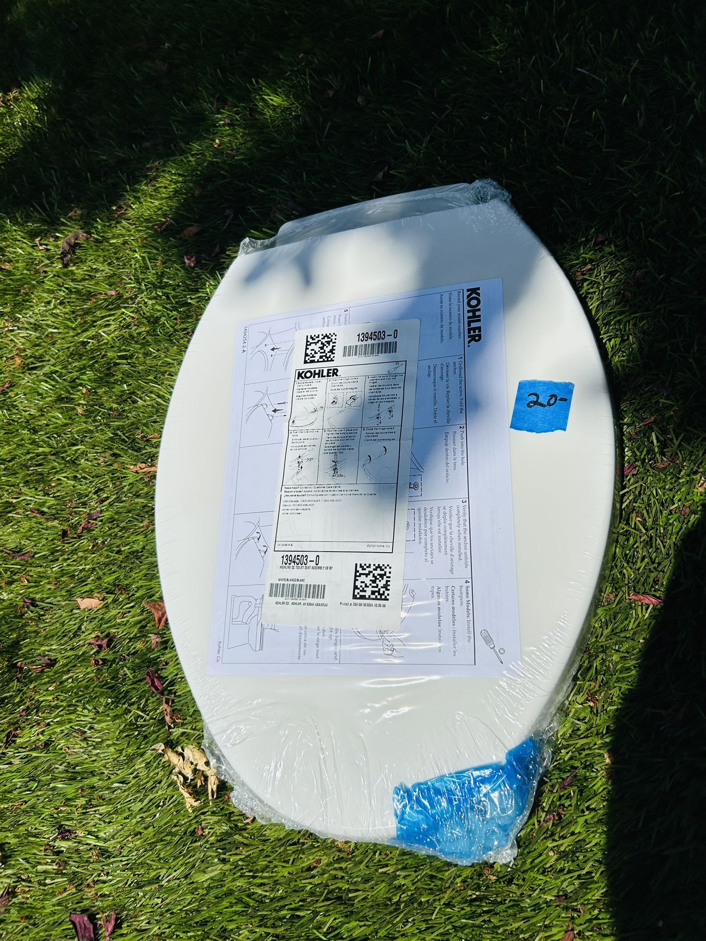 New Kohler Elongated Toilet Seat