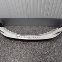 OEM 2016-2018 Toyota RAV4 Rear Upper Bumper Cover White W/ Lower Valance 