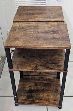 Set of 2 Side Tables Nightstand. Like New