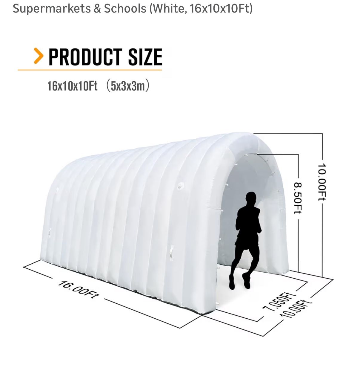 Inflatable Sports Tunnel Entrance