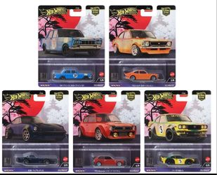 2024 Hot Wheels Premium Car Culture Japan Historics 4, Set Of 5 Cars