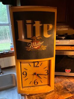 Miller light clock