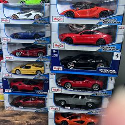 Toy Cars DIECAST 1:18 New In Box 35$ Each