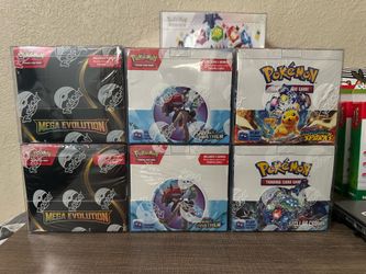 Booster Boxes Mega, Journey, Stellar and Surging