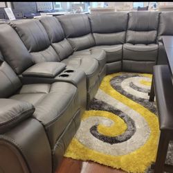 Madrid reclining sectional $1299 with easy financing