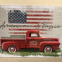 AMERICAN CLASSIC POPS GARAGE NOSTALGIC TIN METAL SIGN