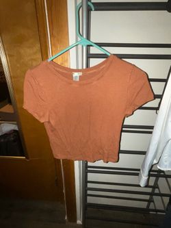 Brown Crop Top