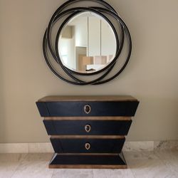 Entry Way Table And Mirror