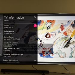 75” LG Tv