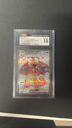 Charizard ex CGC 10 Japanese Pokémon Card