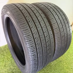 V45  215 45 17 91W  SureDrive Sport  2 Used Tires 70% Life 