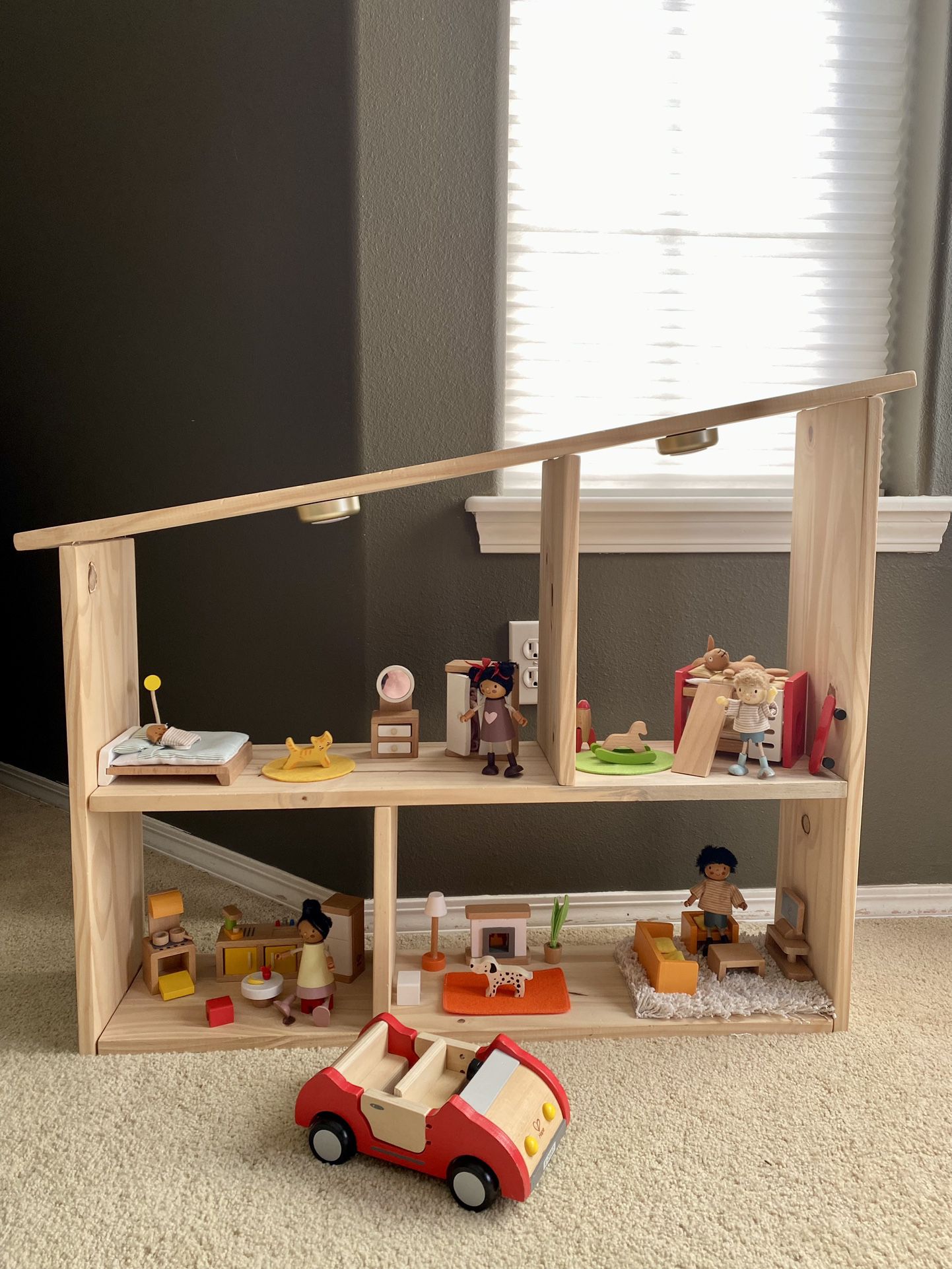 Handmade Dollhouse + Wooden Sets 