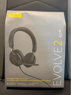 Brand New Jabra Evolve2 40 SE Wired Headset – New in Box