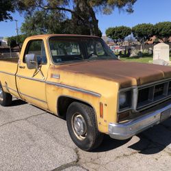 1973 Gmc C10 Longbed 350 V8 Motor 15” Wheels Chevy C10 Nova Buick Cutlass El Camino Camaro G10 Shortbed Trade Pontiac Rally Cragar Projects S10 Obs 
