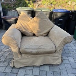 Rolled Arm Chair and 1/2 -  Pottery Barn