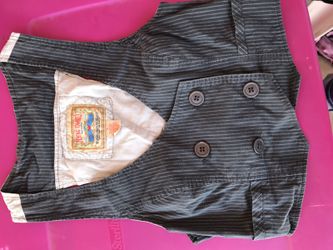 Gray vest