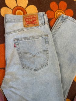 Vintage Levi's 550 Relaxed Fit Tapered Leg Jeans Light Wash Men's 36x30