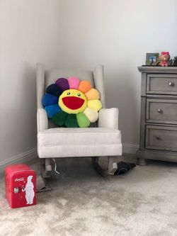 Pottery Barn classic upholstered nursery/rocking chair