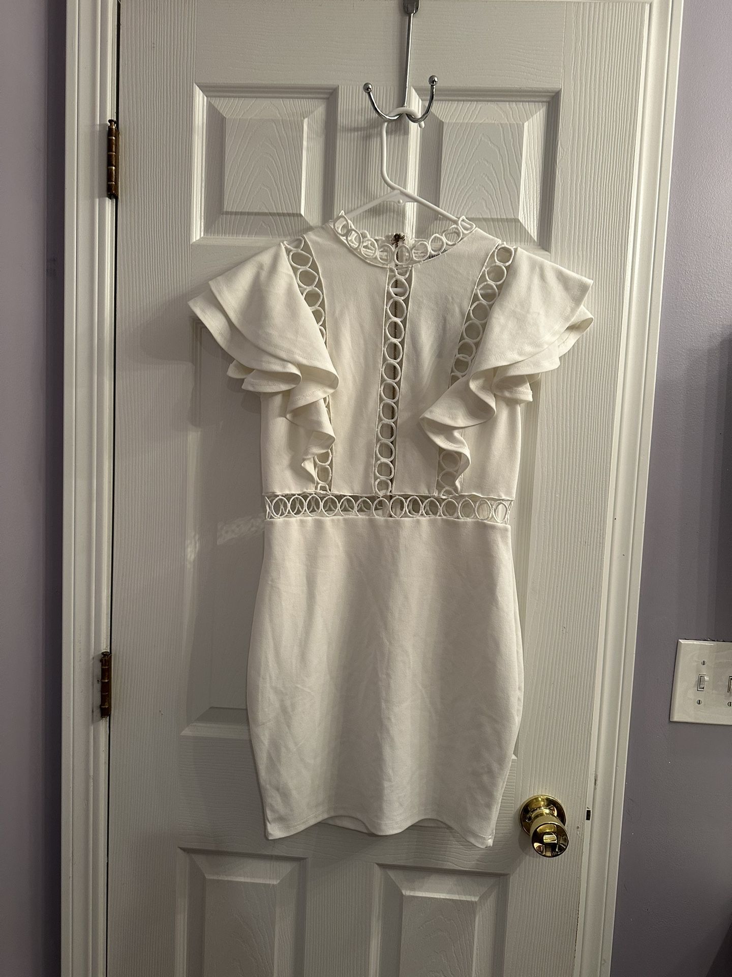 White fashion Nova dress - Medium