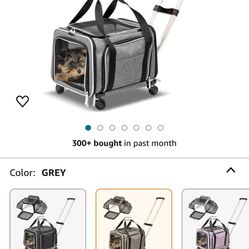 Ruff Life Airline Approved Expanding Pet Carrier With Wheels