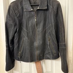 Leather Black Jacket