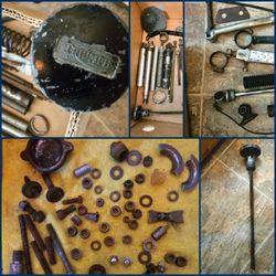 Triumph Bonneville parts lot