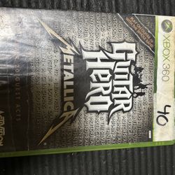 Guitar Hero Metallica Xbox 360
