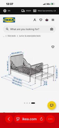 Used twin bed frame