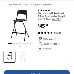 IKEA Barstools Set Of 4 