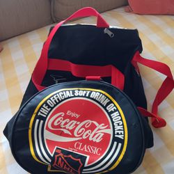 Vintage NHL Coca-Cola Duffle Bag Wayne Gretzsky