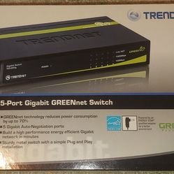 TrendNet 5-port Gigabit Ethernet switch