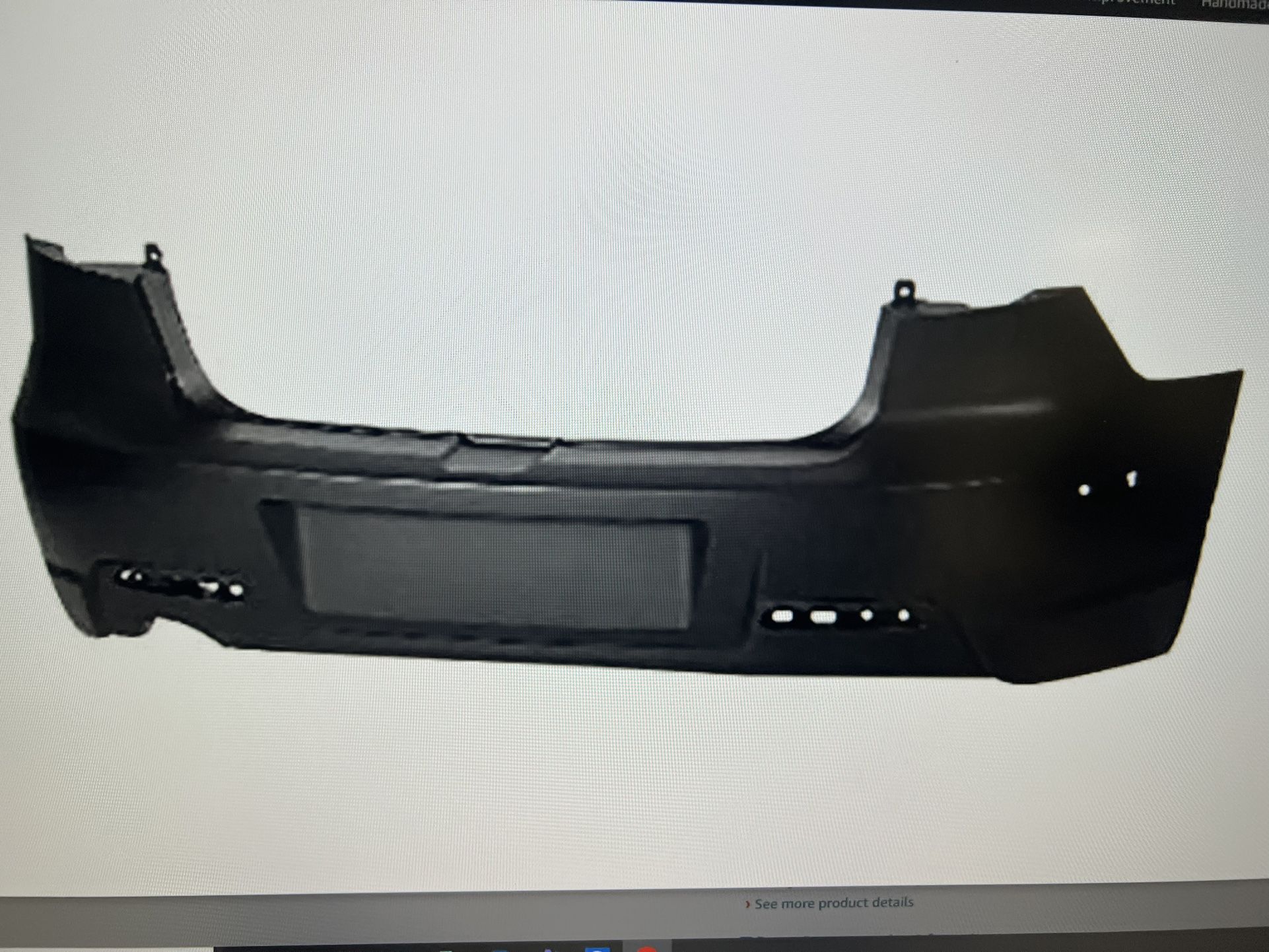 2009 Mazda 3 ISport Rear Bumper OEM