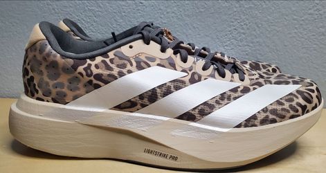 Adizero EVO SL Leopard Animal Printed Running Shoes KI3948 Size 10W/9M
