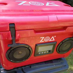 Bluetooth Speaker Cooler by ZOA Energy Drink Excellent Condition 