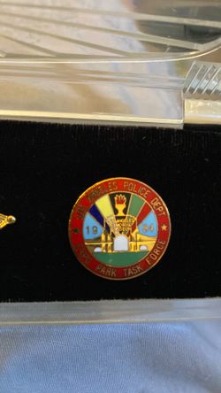 LAPD Expo Park Task Force 1984 Enamel Pin