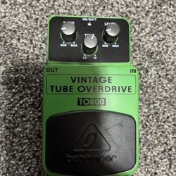 Behringer Vintage Tube Overdrive Guitar Pedal