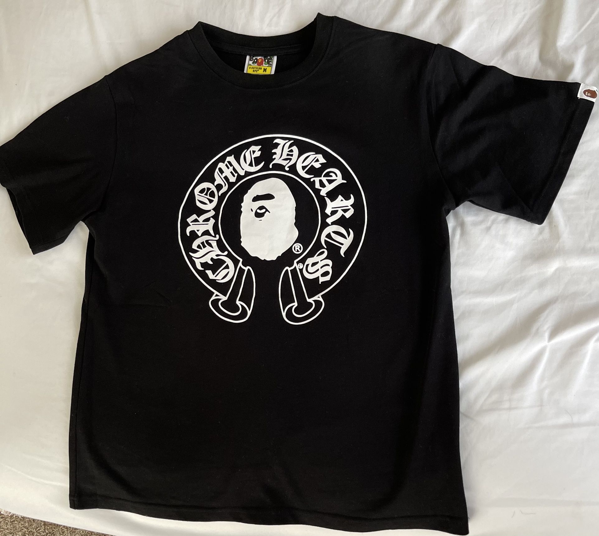 Bape X Chrome Heart T Shirt