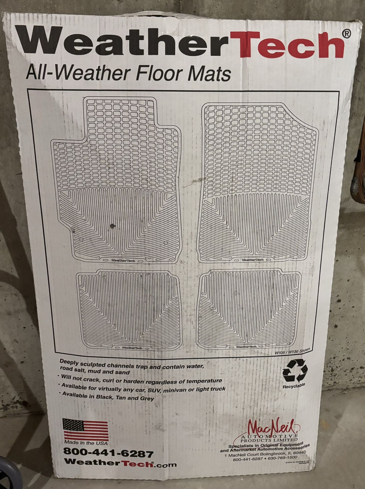 Honda Weathertech Front & Rear Mats