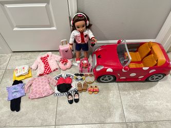 ILY Disney Doll with Mickey Car and accessories
