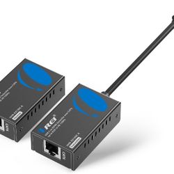 OREI 4K 120Hz USB-C to HDMI Over Cat6/7 Ethernet Extender, 4K, Up to 80ft with HDR  Audio Over Ethernet - Perfect for Extending Your Laptop, Presentat
