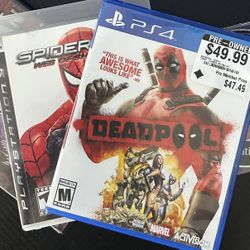 Deadpool (ps4)Spiderman Web Of Shadows 