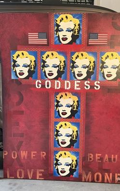 Marilyn Monroe GODDESS Pop Art Canvas Center Panel 48 x 60 in