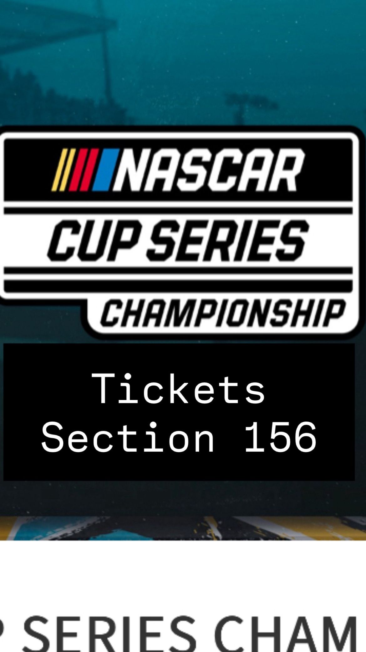 NASCAR Tickets 4 Available