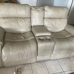 Leather Couch set 
