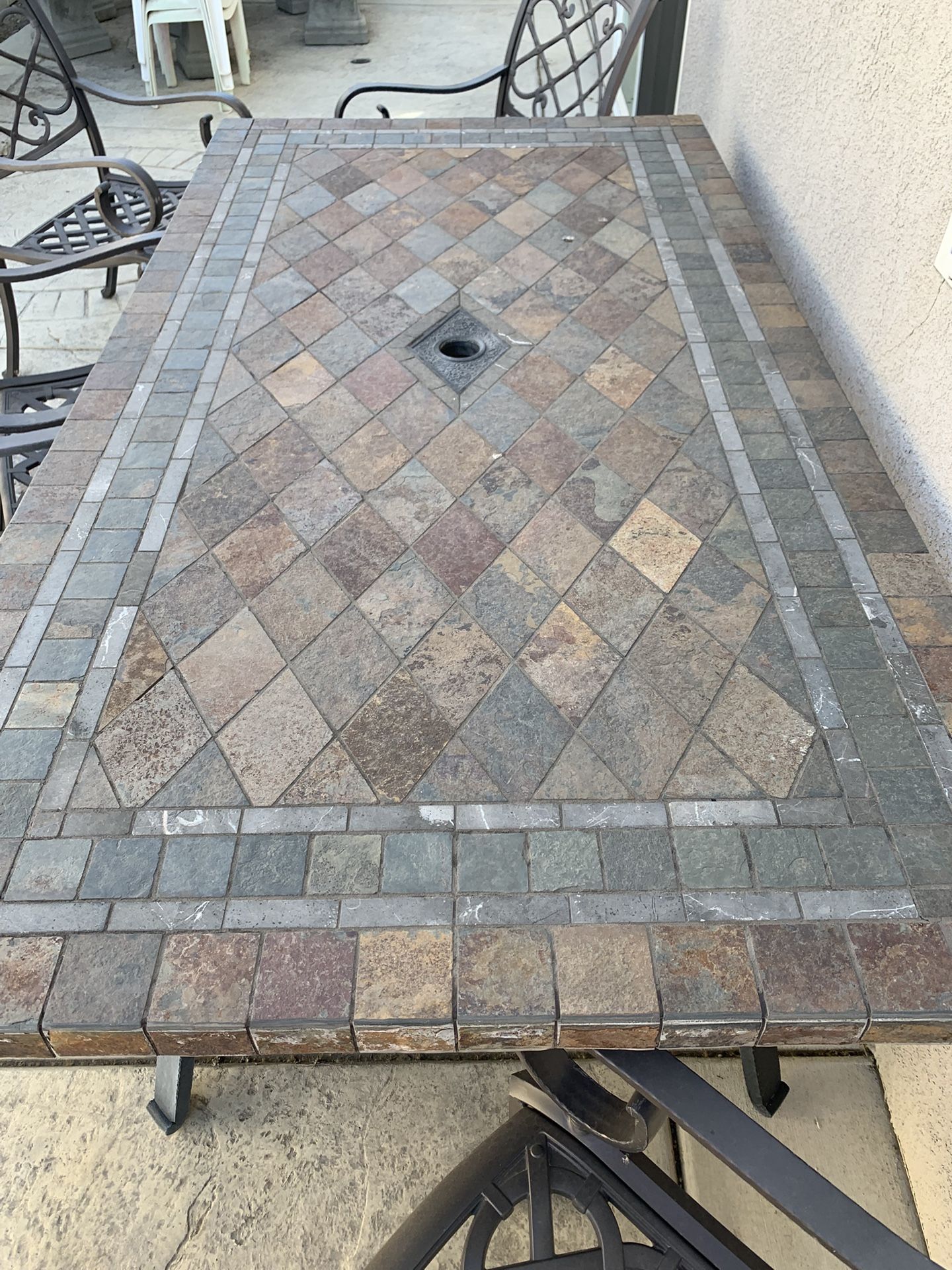 Rock/Stone Patio Table