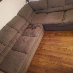 2-Sectional L-Shaped Couch – Free! (Must Go)