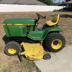 John Deere 400 Series With Hydraulic Functions Front And Back Drives And Work