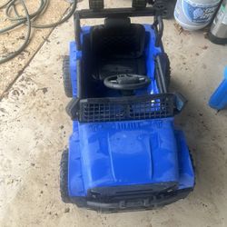 Power Blue Kids Jeep